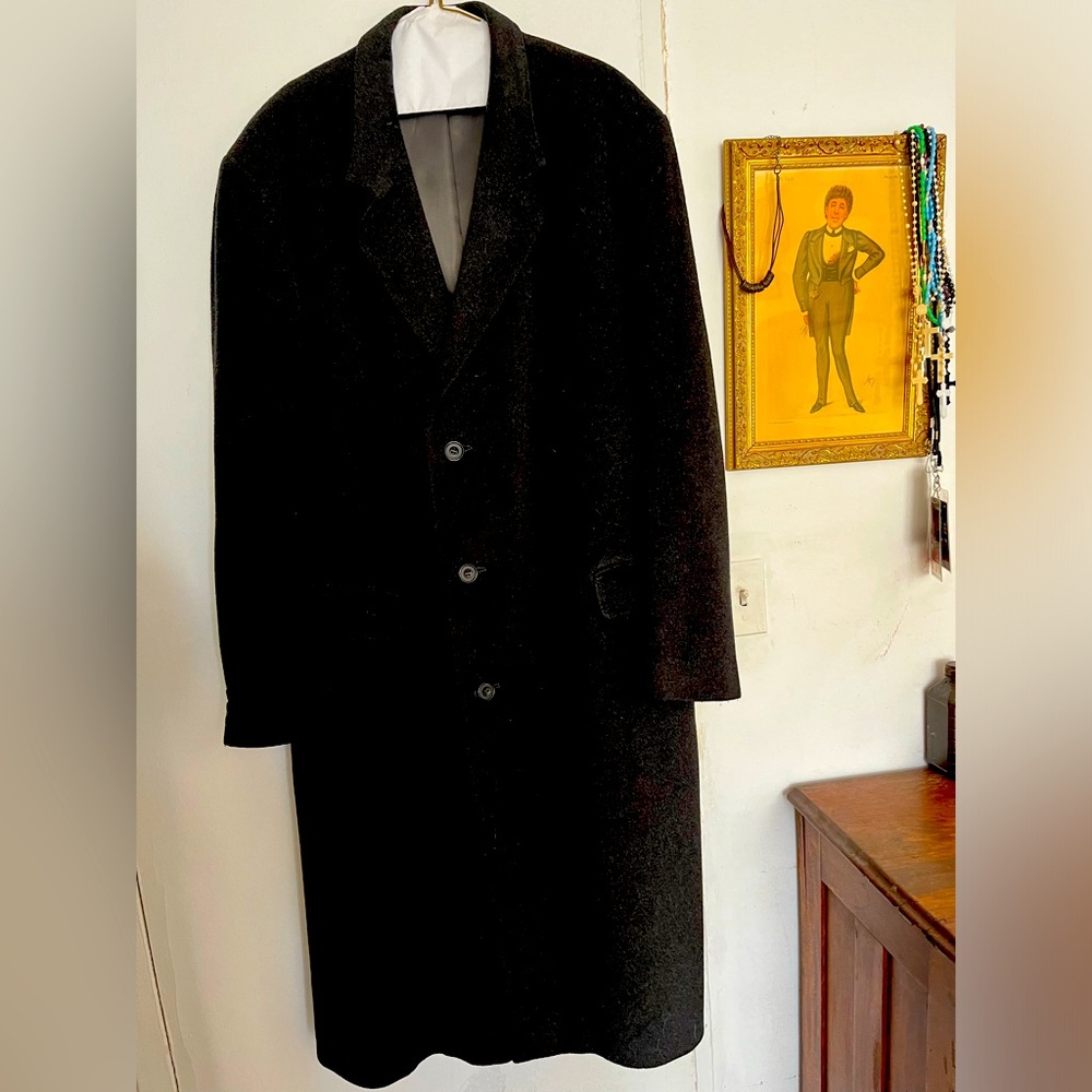 Cashmere blend English coat